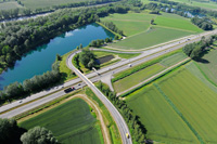 Echangeur autoroute - Bernin -150 m